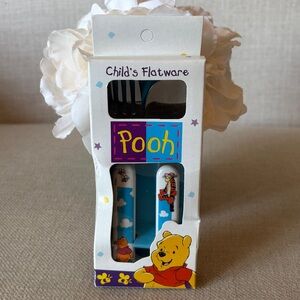 Pooh Vintage Childs Flatware Zaks Designs New in Box